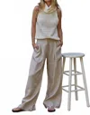 By Together Salma Turtle Neck In Ivory In Gray