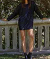 By Together Sequin Shift Dress In Black In Black