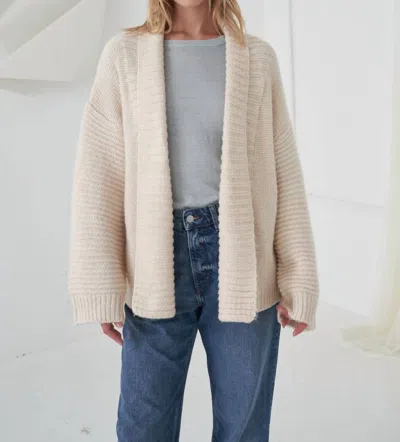 By Together Seville Cardigan In Cream In Beige