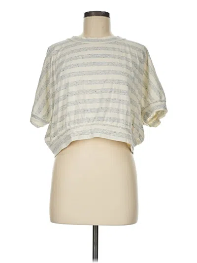 Pre-owned By Together Short Sleeve Turtleneck In Silver