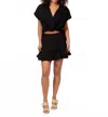 By Together Skye Mini Skirt In Black In Black