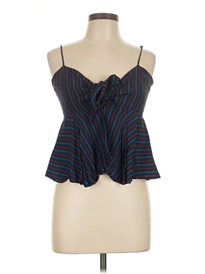 Pre-owned By Together Sleeveless Blouse In Blue