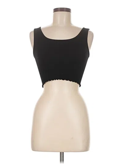 Pre-owned By Together Sleeveless Top Black Sweetheart Neckline Tops