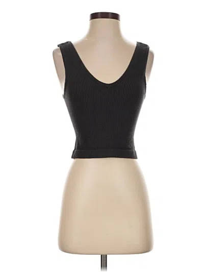 Pre-owned By Together Sleeveless Top Black Sweetheart Neckline Tops