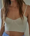 By Together Solano Bra Top In Cream In White