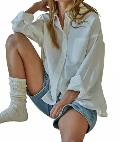 By Together Staple Button Down Shirt In White