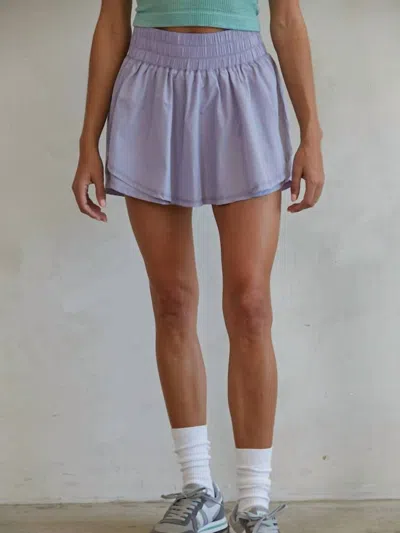 By Together Start Line Skort In Lavender