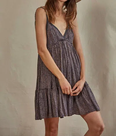 By Together Subtle Soiree Dress In Graphite In Purple