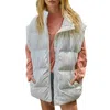 BY TOGETHER SUMMIT SLOPE PUFFER VEST IN SNOW WHITE