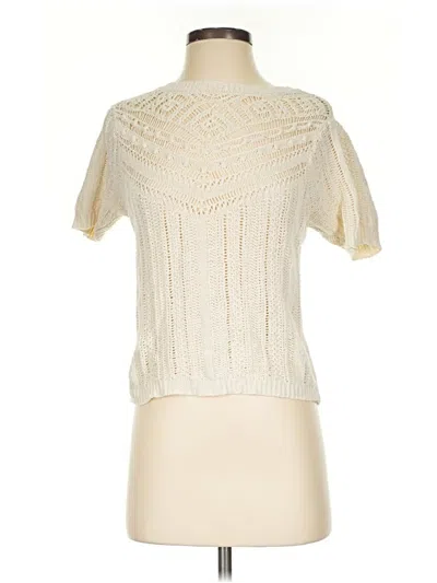 Pre-owned By Together Sweater Vest In Ivory