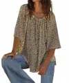 By Together Sylvie Floral Top In Multi In Multi