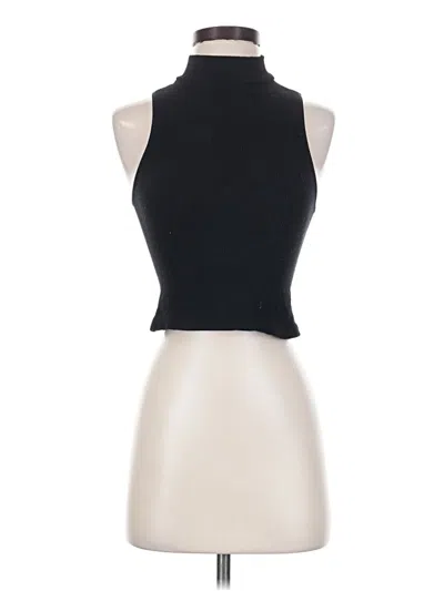 Pre-owned By Together Tank Top Black Halter Neckline Tops