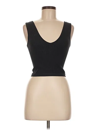 Pre-owned By Together Tank Top Black Strapless Neckline Tops