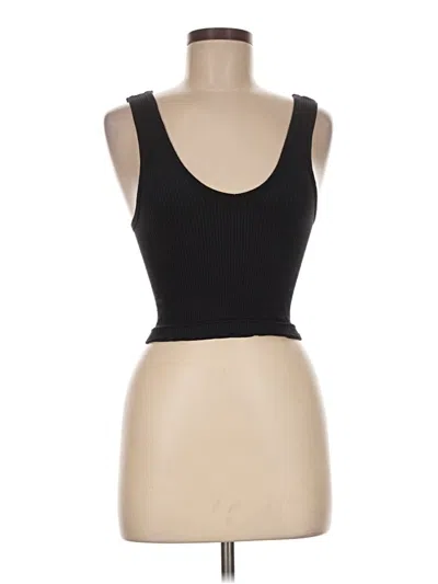 Pre-owned By Together Tank Top Black Strapless Neckline Tops