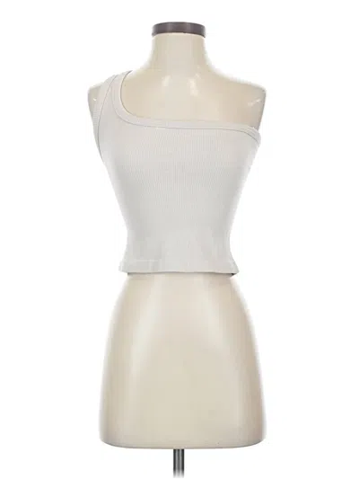 Pre-owned By Together Tank Top Ivory Strapless Neckline Tops