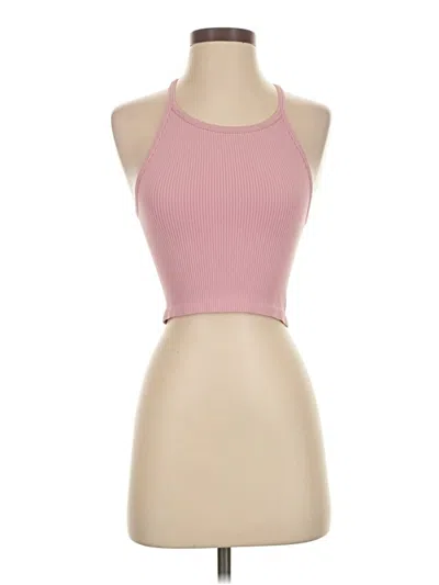 By Together Tank Top Pink Halter Neckline Tops