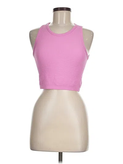 Pre-owned By Together Tank Top Pink Halter Neckline Tops