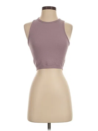 Pre-owned By Together Tank Top Purple Halter Neckline Tops