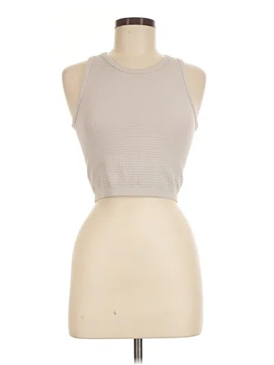 Pre-owned By Together Tank Top Tan Halter Neckline Tops
