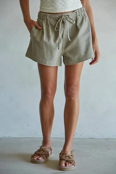 By Together Tanner Short In Olive In Green