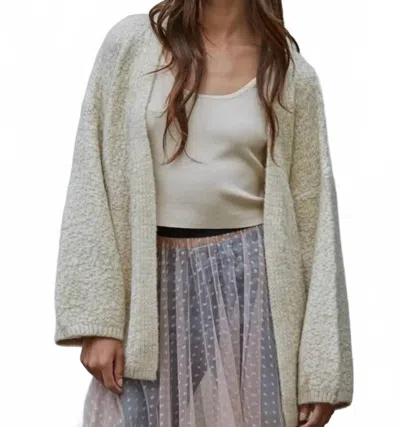 By Together The Celia Cardigan In Ivory In Neutral