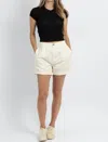 BY TOGETHER THE HARLEIGH PLEATED SHORT IN WHITE