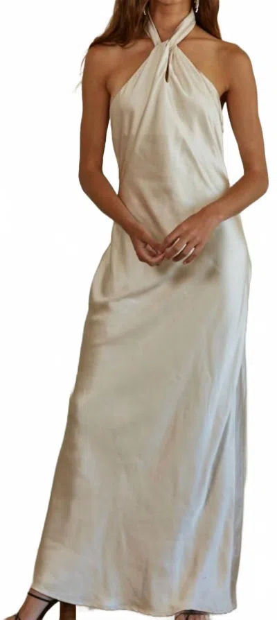 By Together The Iris Dress In Cream In White