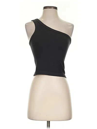 Pre-owned By Together Tube Top Black One Shoulder Neckline Tops