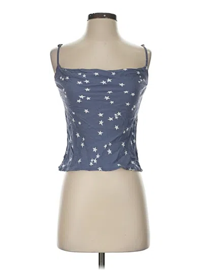 Pre-owned By Together Tube Top Blue Strapless Neckline Tops