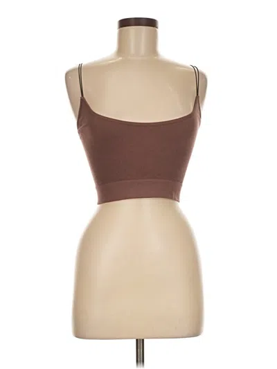Pre-owned By Together Tube Top Brown Strapless Neckline Tops