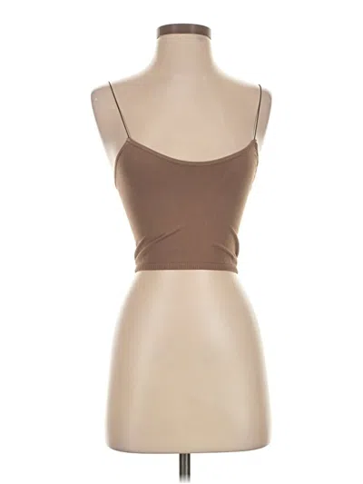 Pre-owned By Together Tube Top Brown Strapless Neckline Tops