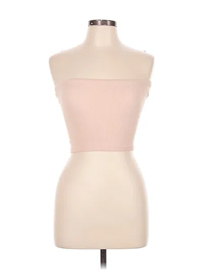 Pre-owned By Together Tube Top Pink Strapless Neckline Tops