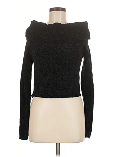 Pre-owned By Together Turtleneck Sweater In Black