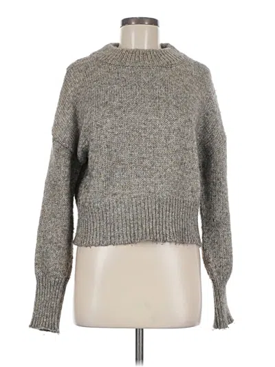 Pre-owned By Together Turtleneck Sweater In Gray