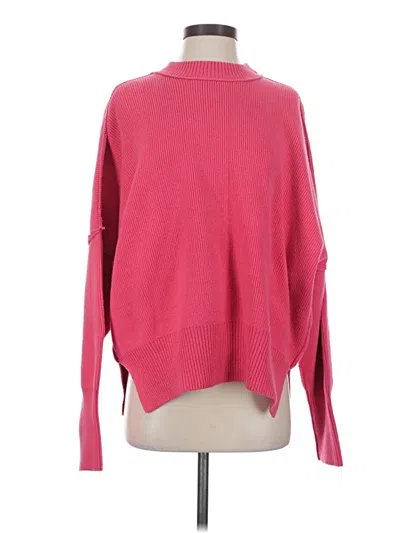Pre-owned By Together Turtleneck Sweater In Pink