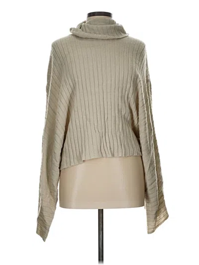 Pre-owned By Together Turtleneck Sweater In Tan