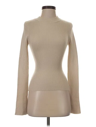 Pre-owned By Together Turtleneck Sweater In Tan