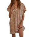 By Together V Neck Sparkle Mini Dress In Gold Mul In Multi
