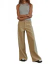 By Together Wide Leg Jeans In Taupe In Gray