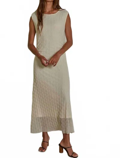 By Together Women's Bea Lace Maxi Woven Dress In Cream In White