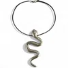 By Virgo Women's Black / Grey Serpenta Choker Necklace