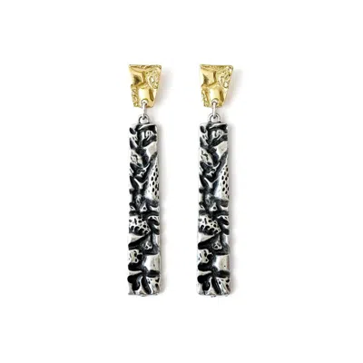 By Virgo Women's Black Noctera Earring