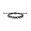 By Virgo Women's Black / Silver Ravon Bracelet In Metallic