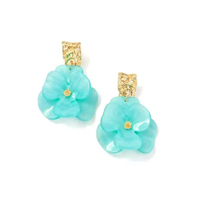 By Virgo Women's Blue Marilla Earrings