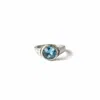 By Virgo Women's Blue / Silver Aethera Ring In Blue
