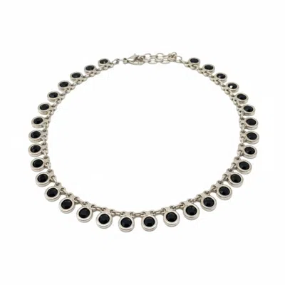 By Virgo Women's Blue / Silver Noctra Necklace In Blue/silver