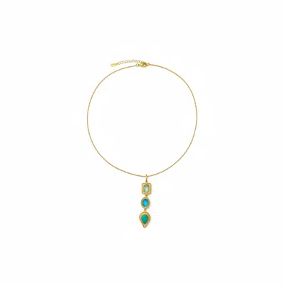 By Virgo Women's Gold Alvera Silver Necklace