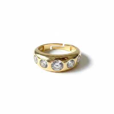 By Virgo Women's Gold Aurette Ring
