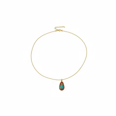 By Virgo Women's Gold Corvella Silver Necklace
