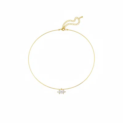 By Virgo Women's Gold Ecat Choker Necklace